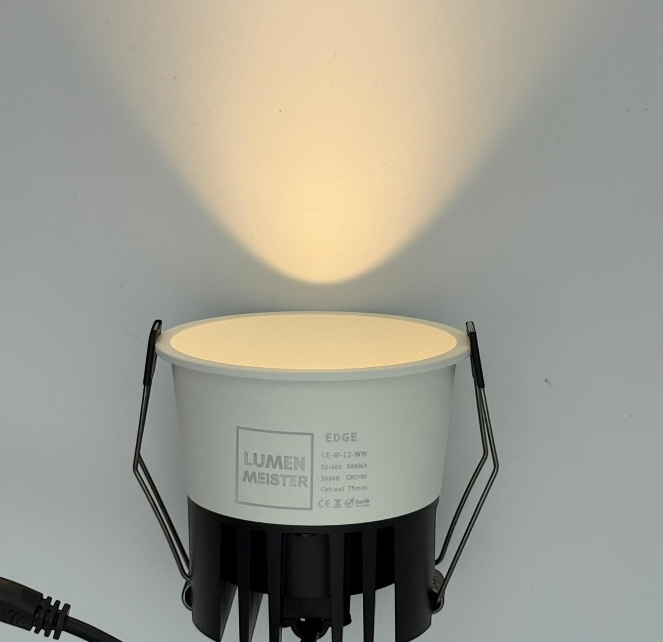 EDGE75 Einbauspot - white