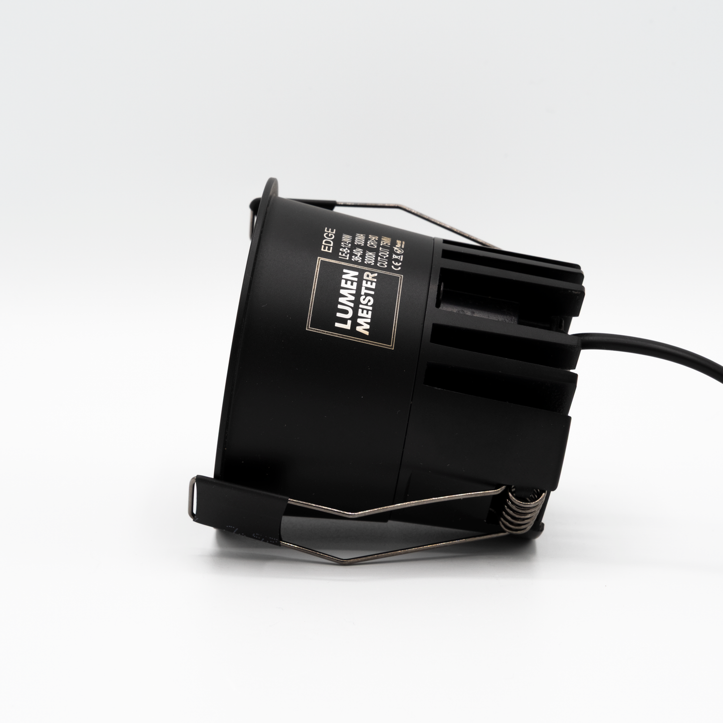 EDGE75 Einbauspot - black