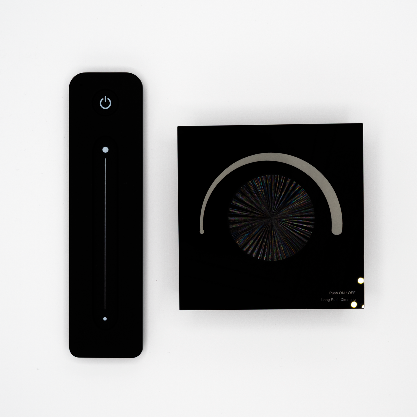 Lumenmeister TRIAC Wandschalter-Dimmer (schwarz, RF 2.4G)