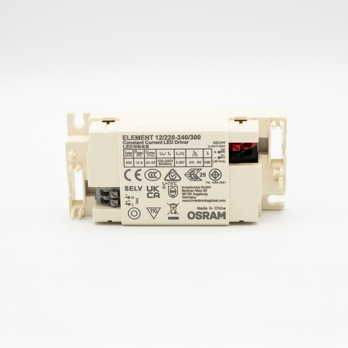 OSRAM ELEMENT 12/220-240/300 – LED-Treiber (300 mA CC)